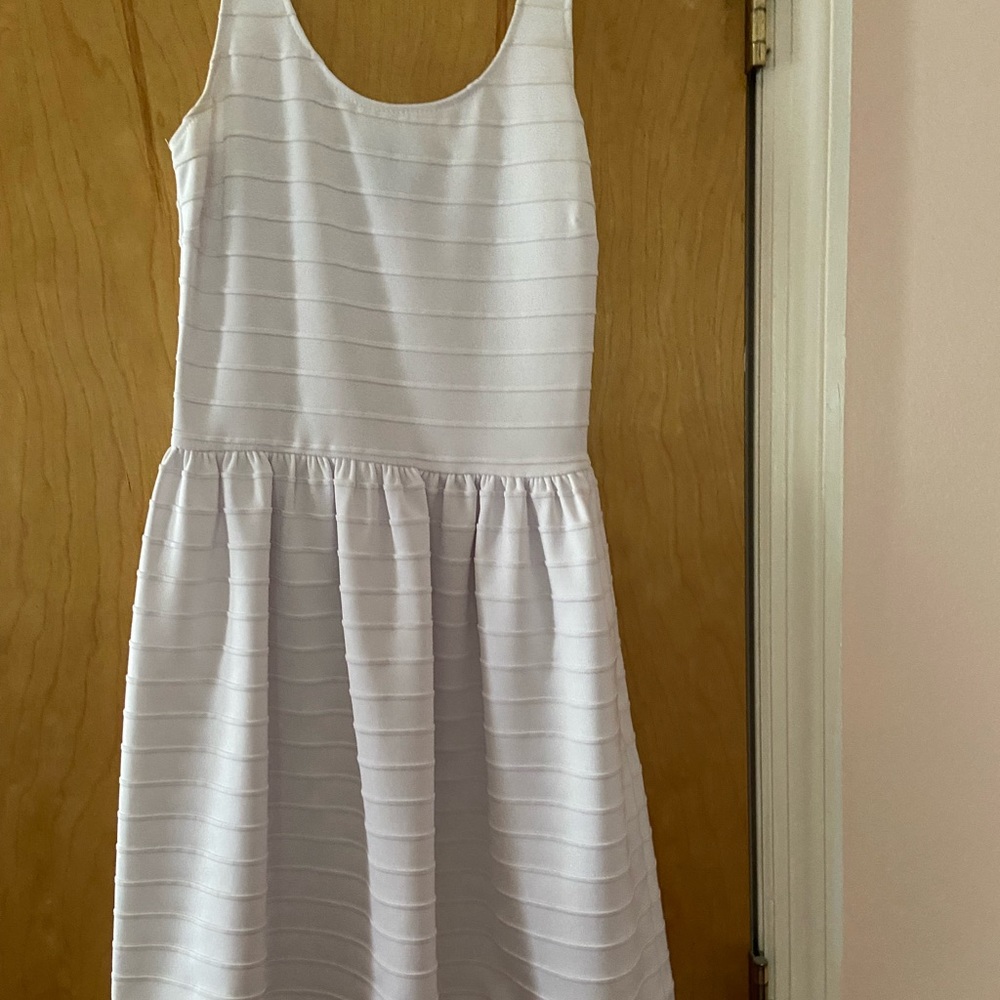White summer dress from Aqua at Bloomingdales
